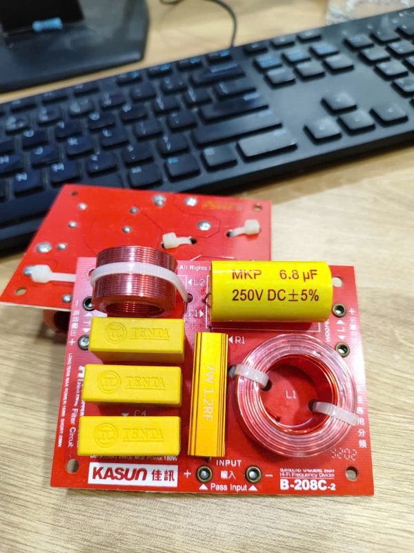 Phân tần loa Kasun B208C hai đường tiếng (Pk612)