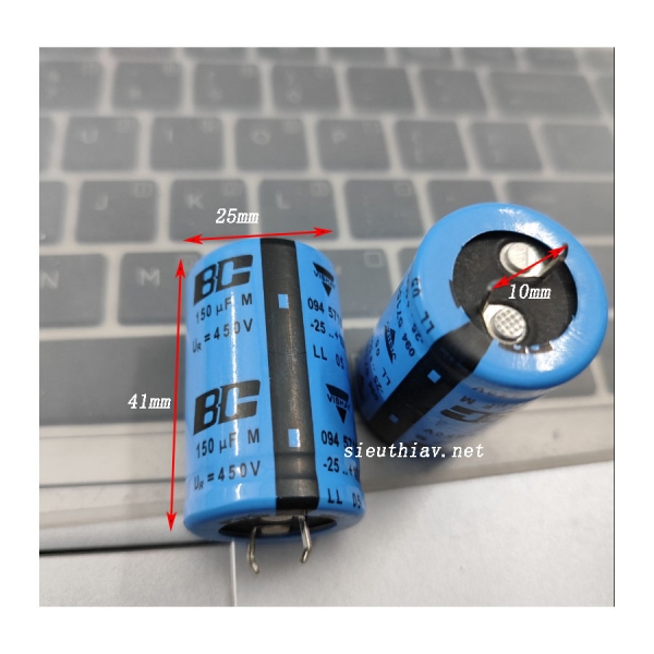 Tụ BC 150uf 450V (BC66)