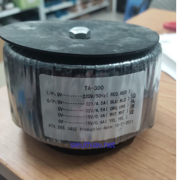 Biến áp xuyến IP:220v, O/P:32Vx2+15Vx2 (BT101)