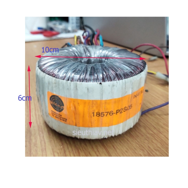 Biến thế Talema 20Vx2 (5A),12V (1A), 15V (1A) (BT27)