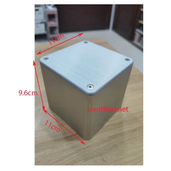 Chụp biến thế nhôm phay 11x11 cao 9.6cm (CBT42)