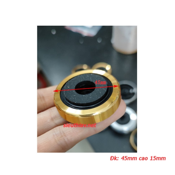 Chân kê amply 45x15mm vàng (PK734)