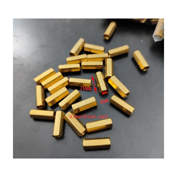 Cọc đồng M4x10mm ( Pk853)