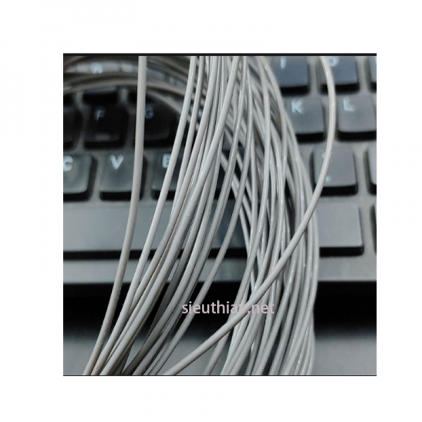 Dây tín hiệu TFT mạ bạc đường kính ngoài 1.65mm (DK trong : 1.15mm) màu ghi (day296))