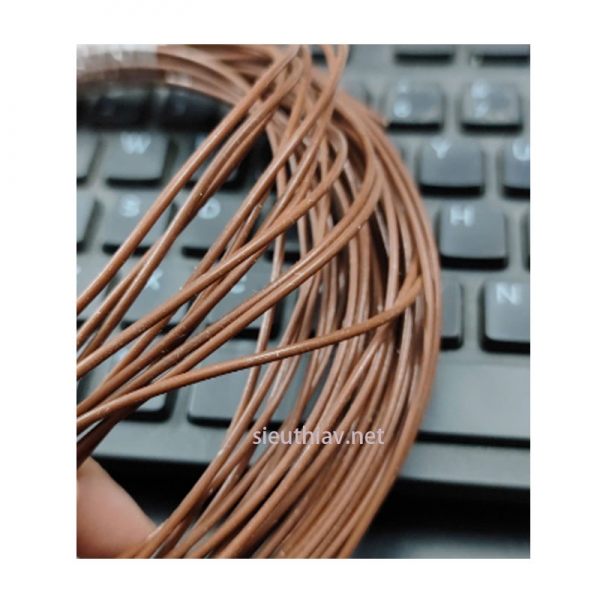 Dây tín hiệu TFT mạ bạc đường kính ngoài 1.65mm (DK trong : 1.15mm) màu nâu (Day297)
