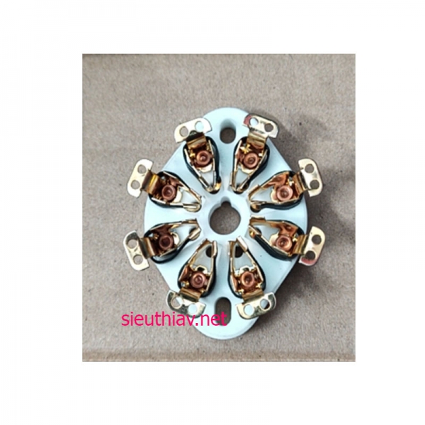 Đế Đèn 6SN7, 274B mạ vàng (DD29)