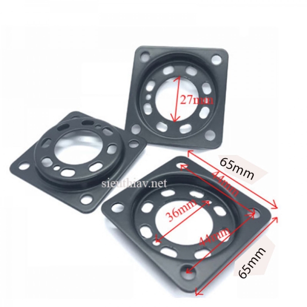 Đế đỡ đèn EL34;KT88;6P3P;6550;6SN7;5881 ĐK 27mm kích thước ngoài 65x65mm (PK472A)