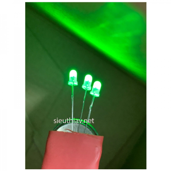 Đèn led 3mm trắng ánh sáng xanh (DL04)