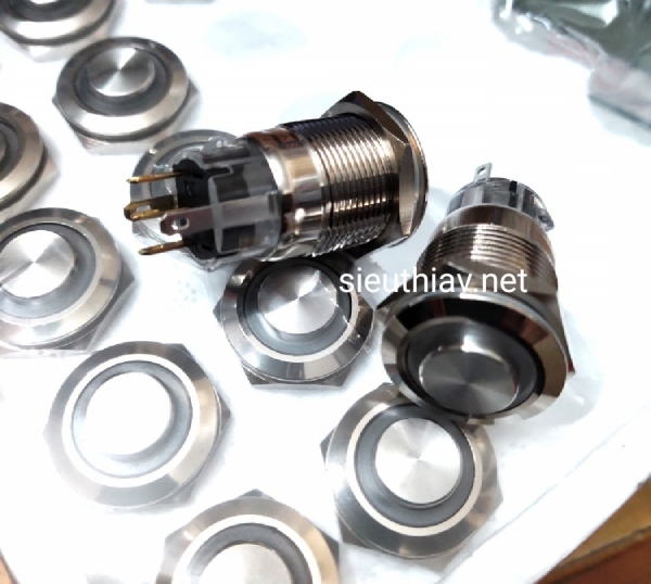 Công tắc đèn led đường kính 19mm Led 220V AC220V 3A(CT40)