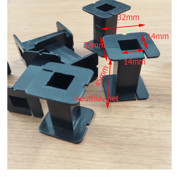 Lõi nhựa quấn cuộn cảm, phân tần 45x32x32mm (pK676)