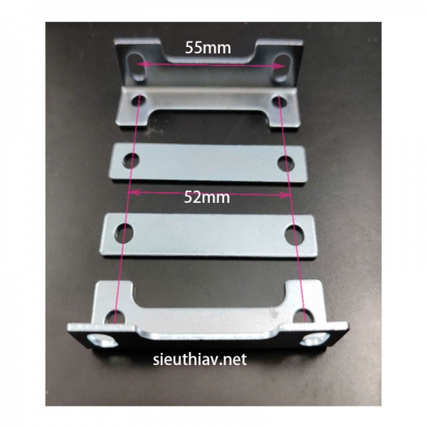 Bộ gồm 2 Nẹp V và 2 Nẹp I cho biến áp Fe25 (PK117)