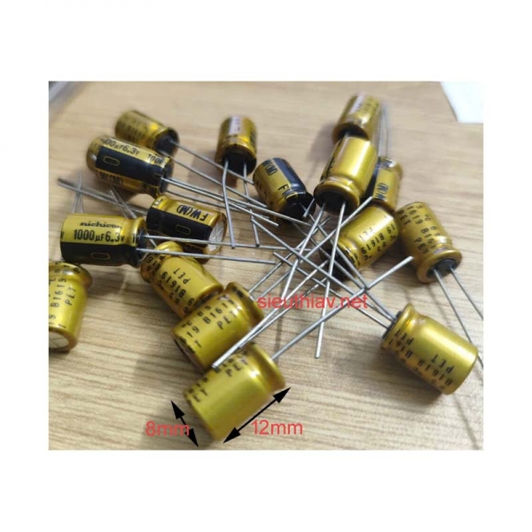 Tụ Nichicon FW 1000uf 6.3V (N170)