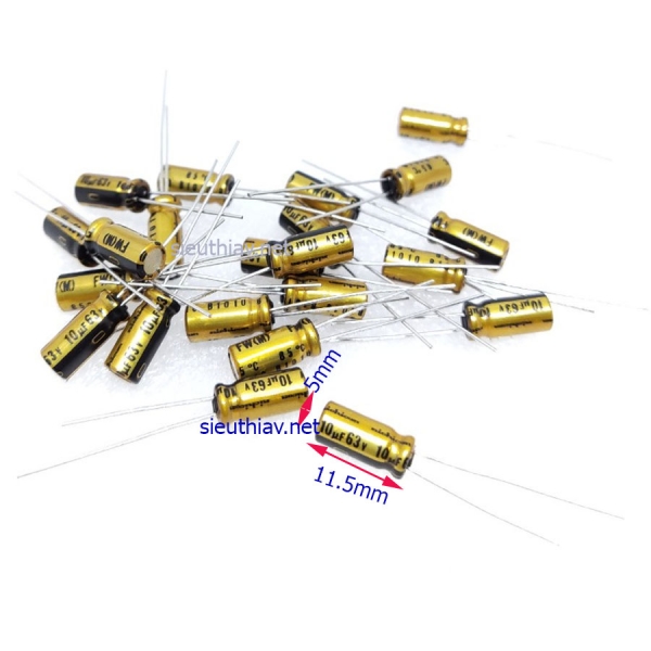 Nichicon FW 10uf 63V (10uf63v) (N340)