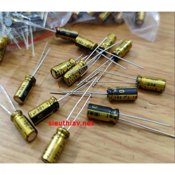 Tụ Nichicon FW 1uf50v 1uf 50v (N51)