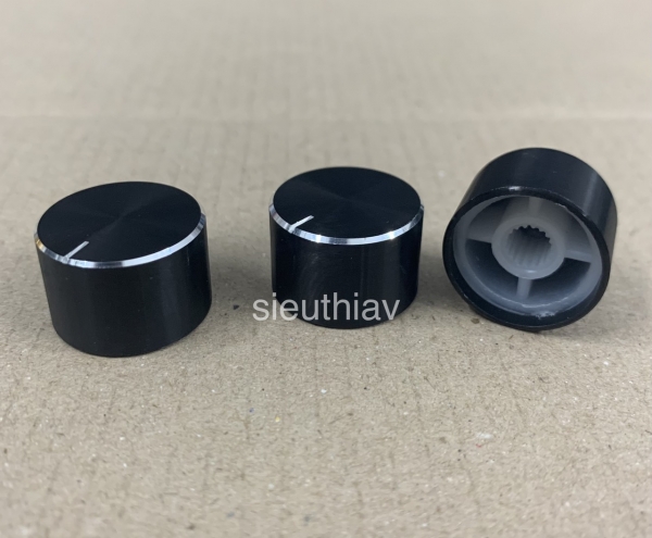 Núm volume 20x13mm màu đen (NVL162)