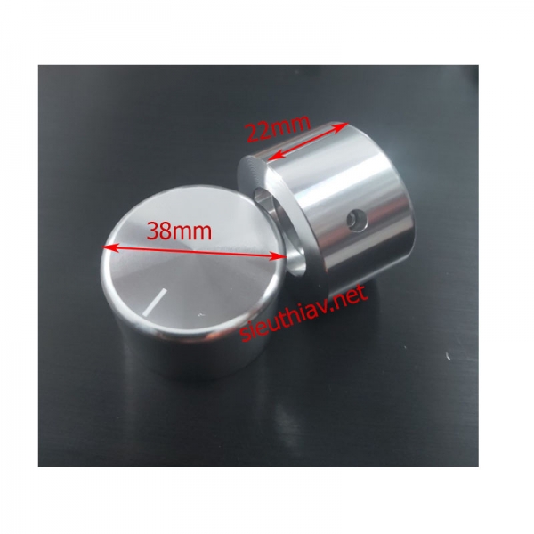 Núm nhôm phay 38x22mm (NVL148)