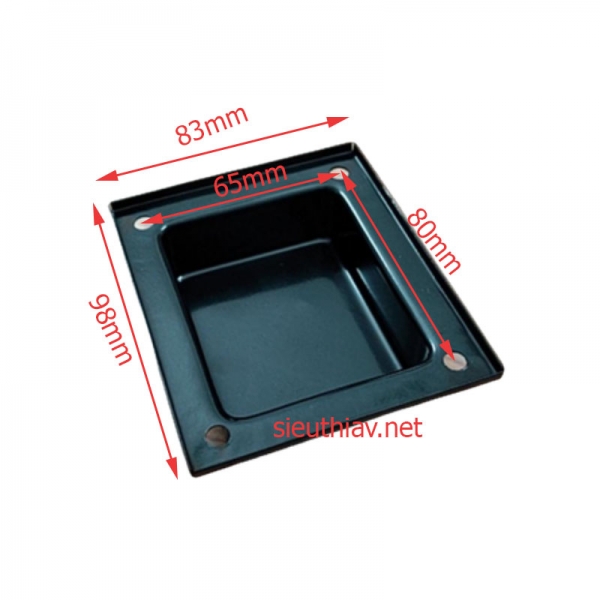 Ốp biến áp Fe32 mỏng không chân, có viền độ dày 0.7mm (PK243B)