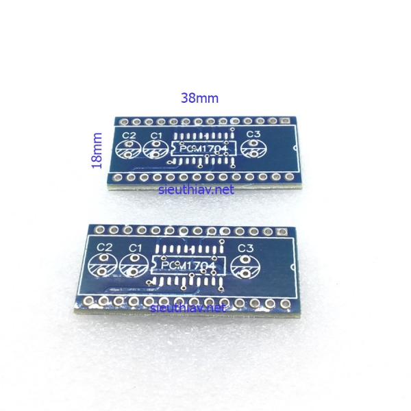 Mạch chuyển từ PCM58 sang PCM1704 (PCB108)