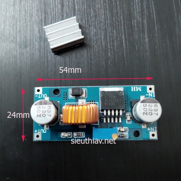 Mạch ổn áp XL4015 (5A) (PCB84)