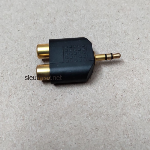 Giắc chia chữ Y từ 1 RCA 3.5 ra 2 RCA (PK689)