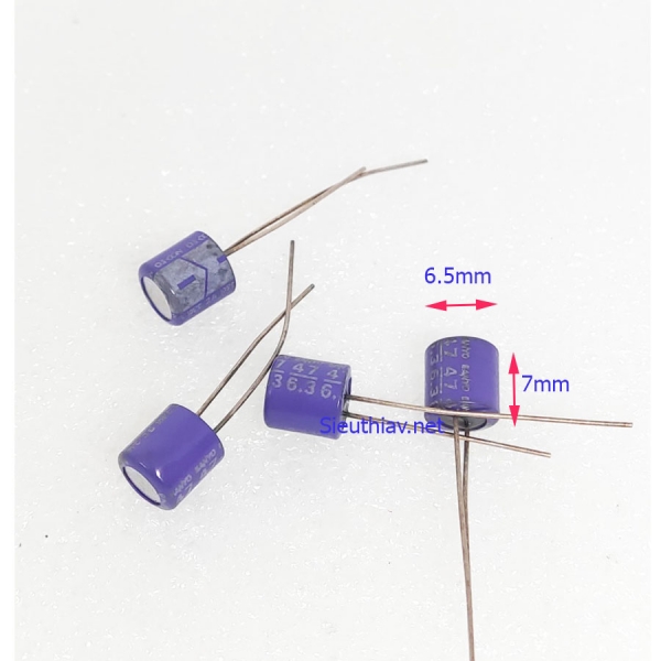 Sanyo Oscon 47uF 6.3V (47uf6.3v) (S54)