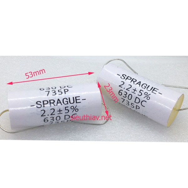 Tụ Sprague 2.2uF 630V (spa30)