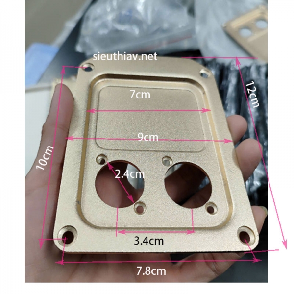 Trạm loa 12x9cm dày 2.5mm (PK114)