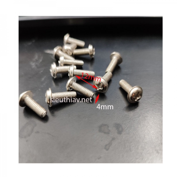 Vít chữ thập M4x12mm (Pk718)
