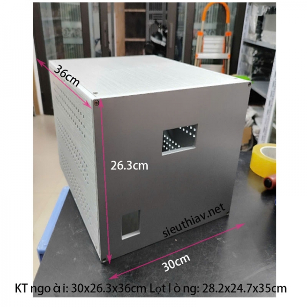 Vỏ biến áp cách ly 30x26.3x36cm (vo123)