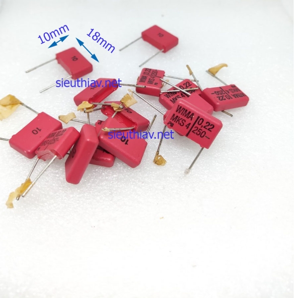 Tụ Wima MKS4 0.22uf 250v (0.22uf250v) (W142)