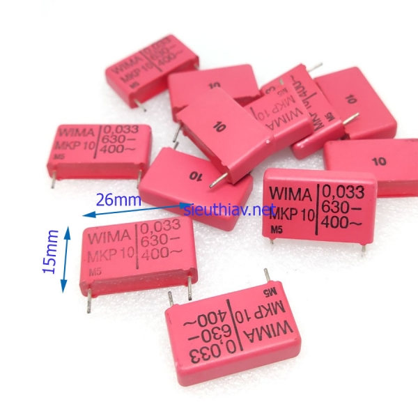 Wima MKP10 0.033uf 630v (0.033uf630v) (W143)