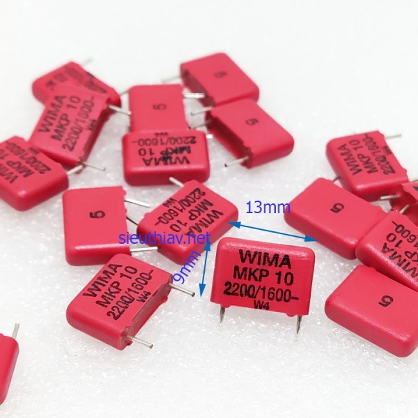 Wima MKP10 2200pf 1600v (2.2nf) (W77)