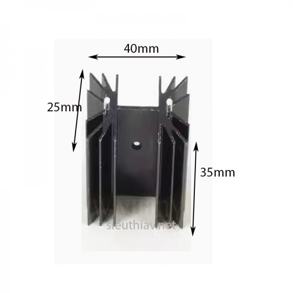 Tản nhiệt 40x25x35mm hàng tháo máy (TN59)
