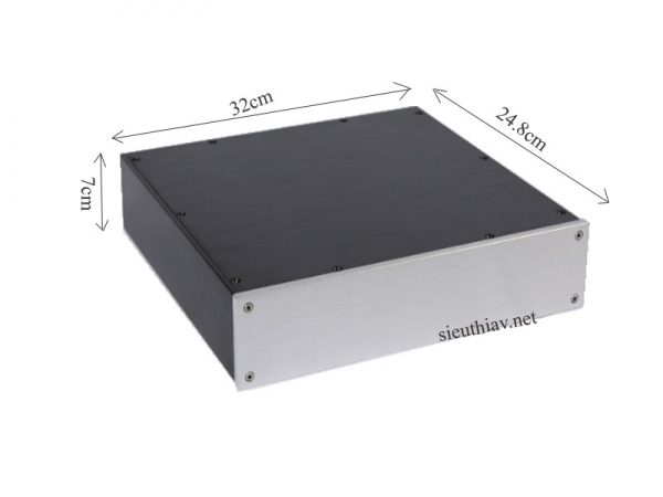 Vỏ nhôm phay 32x7x24.8cm (vo01)