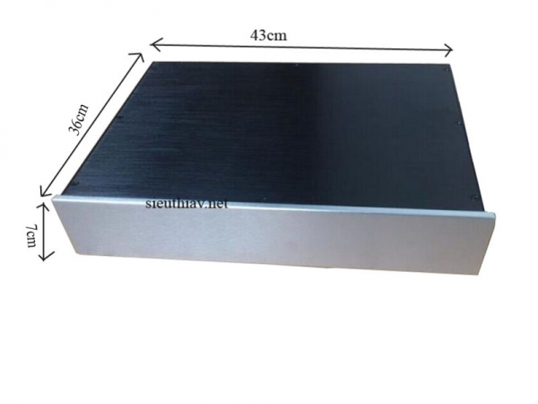 Vỏ nhôm phay 43x7x36cm (vo34)