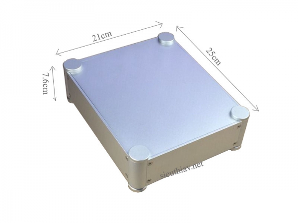 Vỏ nhôm phay 21x7.6x25cm (vo48)