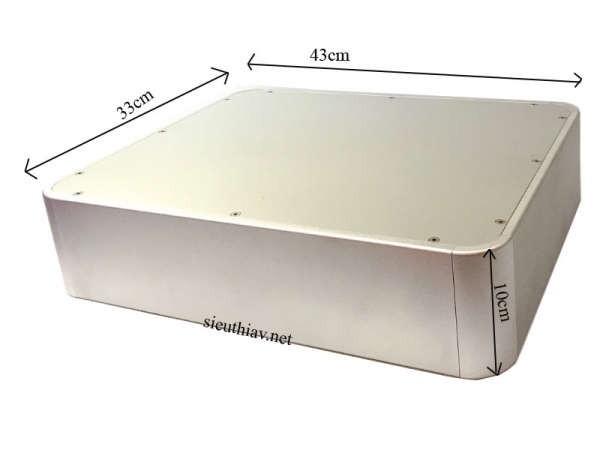 Vỏ nhôm phay 43x10x33cm (vo50)