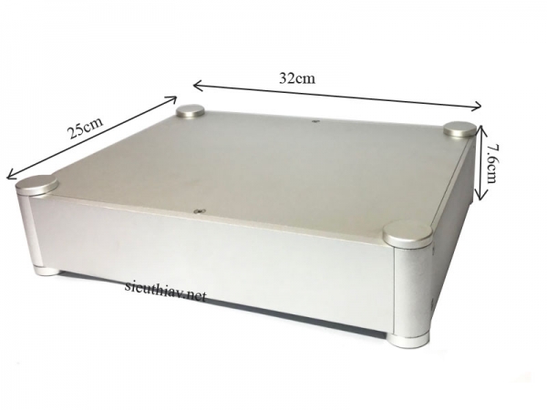 Vỏ nhôm phay 32x7.6x25cm (vo51)