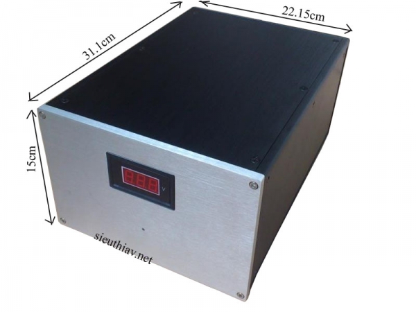 Vỏ biến áp cách ly 22.15x15x31.1cm (vo53)