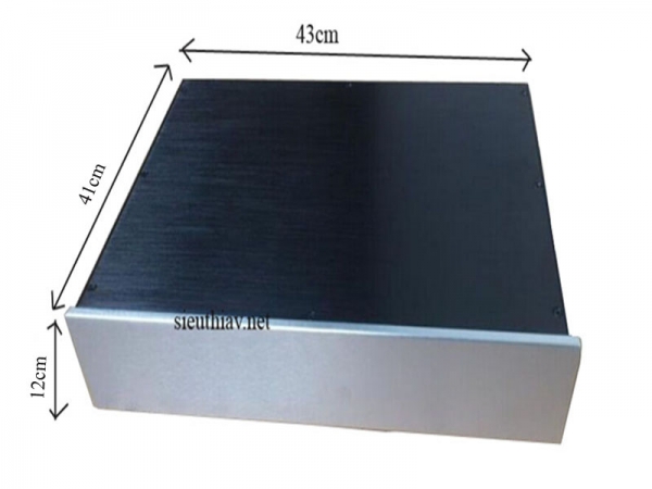 Vỏ nhôm phay 43x12x41cm (vo57)