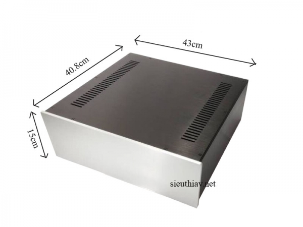 Vỏ nhôm phay 43x15x40.8cm (Vo79)