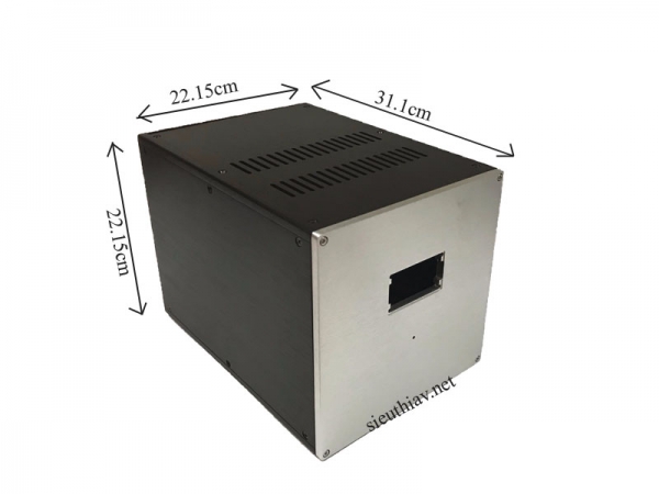 Vỏ biến áp cách ly  22.15x22.15x31.1cm (vo56)