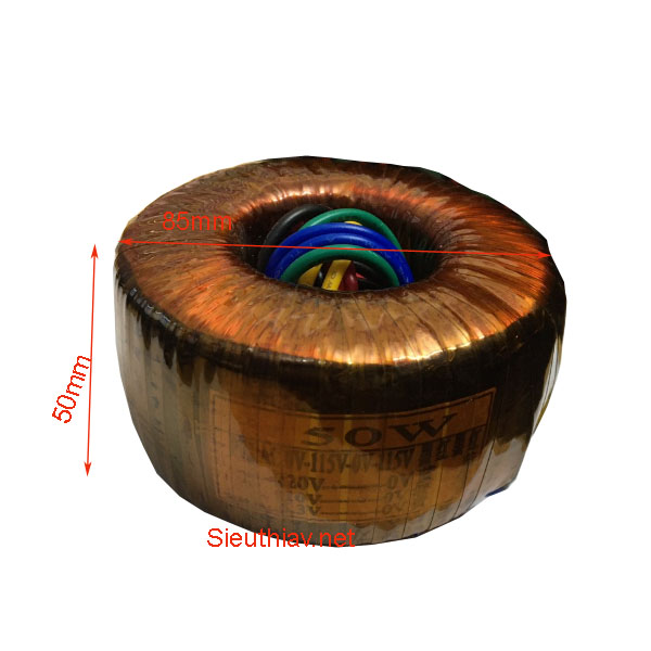 Biến thế 50W I/P 0V-115V-0V-115V (BT95)