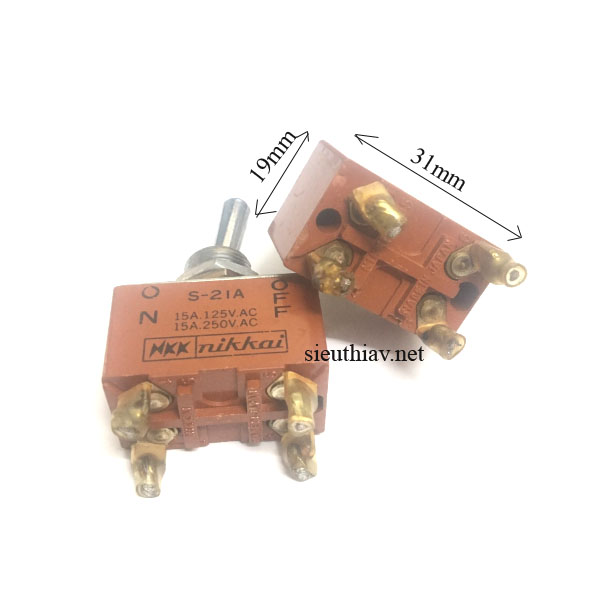 Công tắc Nikkai 15A 250V tháo máy (CT10)