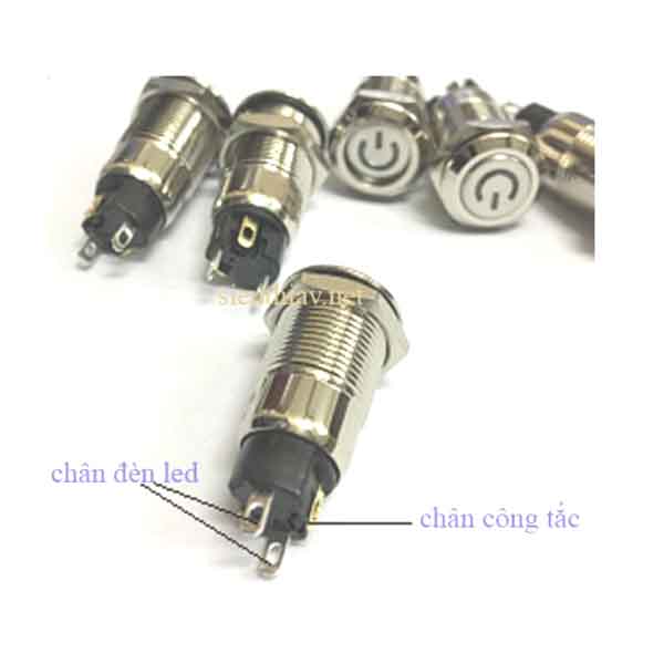 Công tắc đèn led 3A 220V 12mm (CT30)