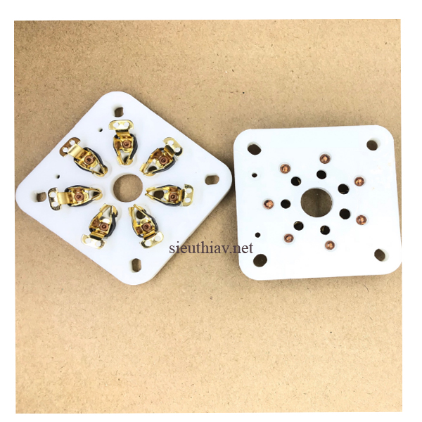 Đế đèn 813, FU13, 4B27 chân vàng (D813)