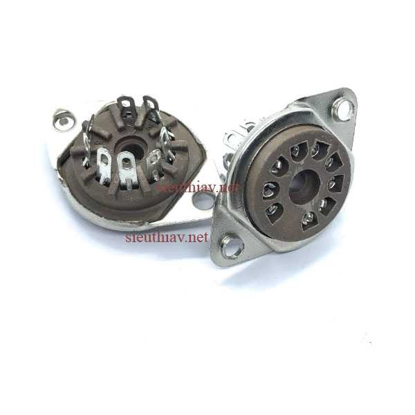 Đế đèn 9 chân nâu gắn chassic (DD26)