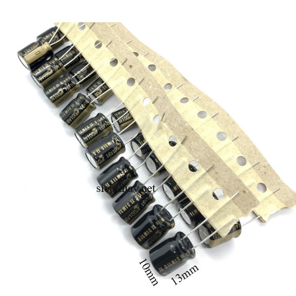Tụ Elna Silmic II 100uF 16V (100uf16v)(E86)