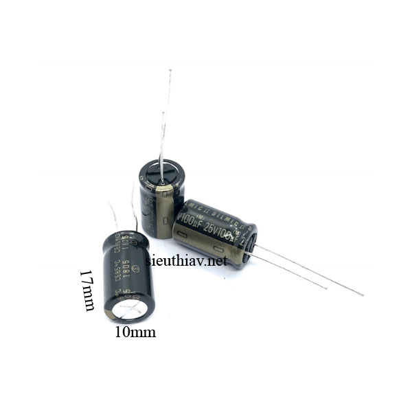 Tụ Elna Silmic II 100uF 25V(100uf25v) (E45)