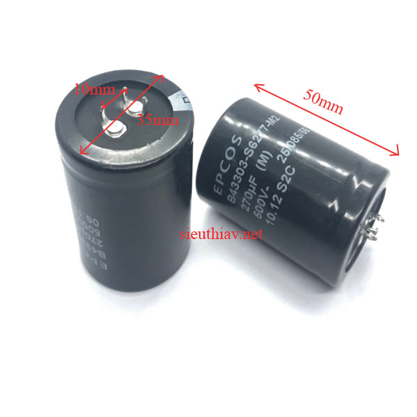 Tụ Epcos 270uF 500V (270uf500V) (EP27)